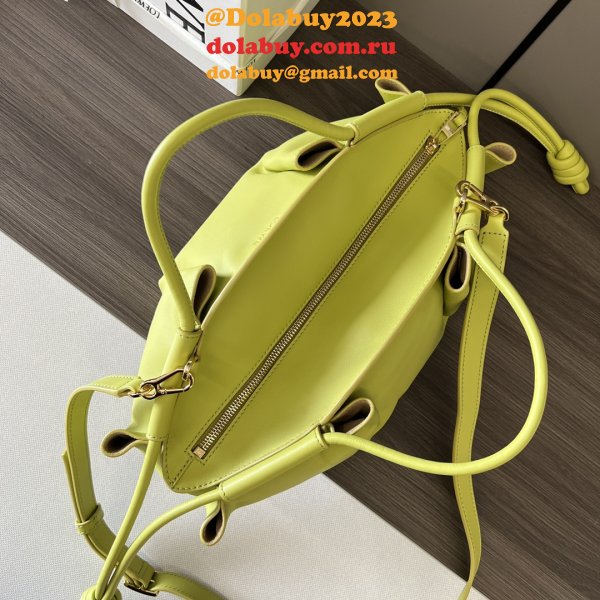 Top Quality Paseo Dumpling Buns small Nappa leather BAG