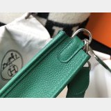 Hermes Evelyne Green Quality AAA+ Replica Handbags