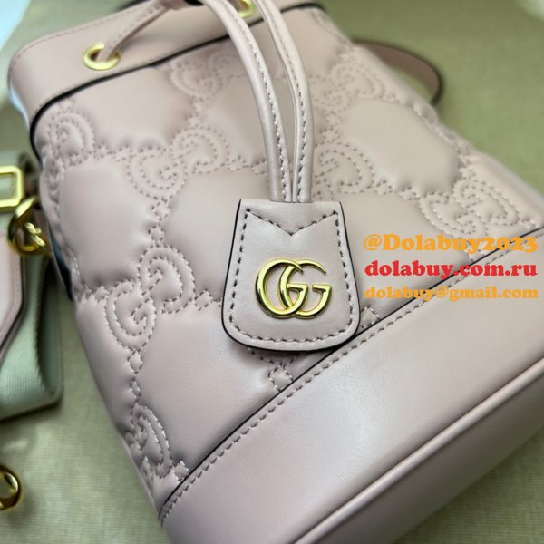 Dolabuy Gucci GG Matelassé Bucket Replica Bags 728231 Store