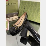 Pump Patent Heels Ballet Flat Horsebit Replica Gucci Shoes