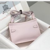 Luxury hermes jypsiere mini calf leather bag