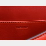 Celine Replicas Teen Classic Box Red Bag