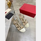 Wholesale VALENTINO ROCKSTUD FLAT CALFSKIN SANDAL WITH STRAPS