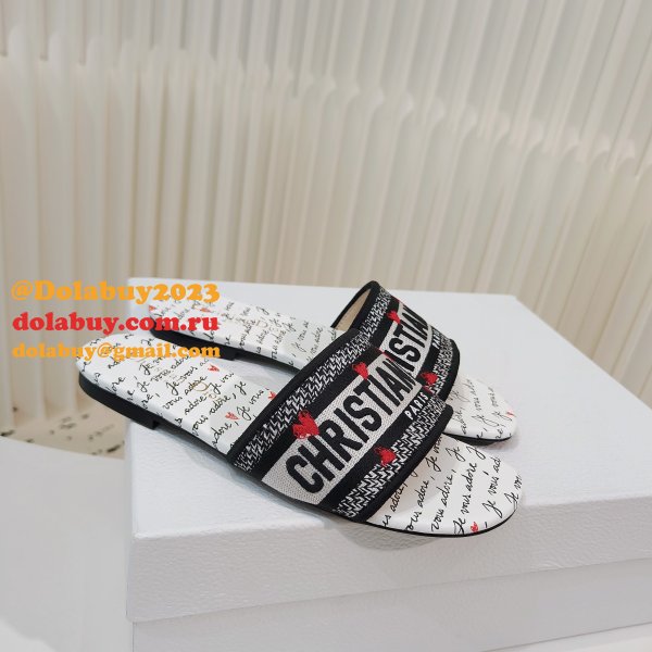 7 Star dior Dway Slide DUPLICATE slipper