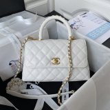 Wholesale Matelasse Top Handle A92990 Designer Bag Caviar 23cm