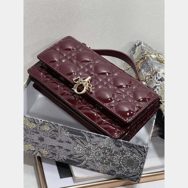 Best High Quality Christian Dior 2306A Clutch Lady Cannage Pattern Bags