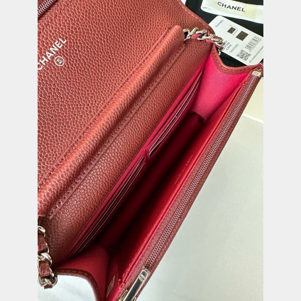 High Quality CC woc chain bag AP0250 MAGNETIC BUCKLE caviar 19CM