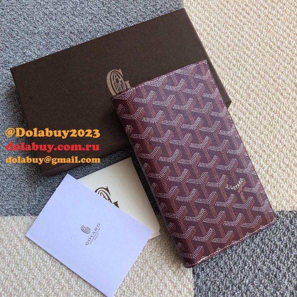 High Quality Goyard Multi-Color Ticket Top Wallet