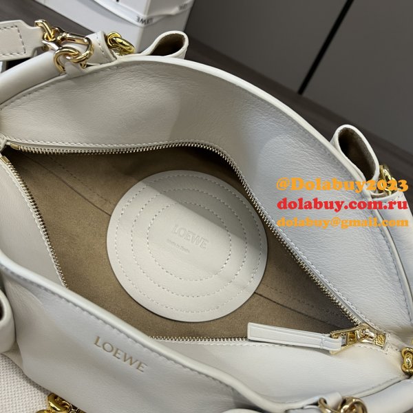 Luxury loewe Paseo small Nappa leather women bag