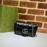 Luxury 7 Star Replica Gucci 476433 GG Marmont matelassé mini bag