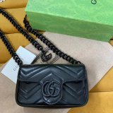 Knockoff Gucci GG Marmont matelassé leather super 699757 bag