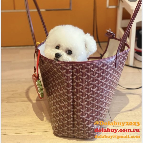 Top Quality Goyard Chien Gris & Pocket Pet bag