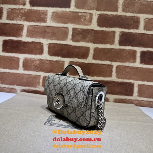 Petite GG Chain 1:1 Mirror 760194 Replicas Gucci Handbags