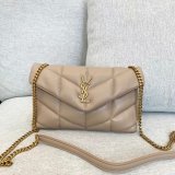 Top Quality best YSL LOULOU PUFFER HANDBAG 23cm