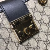 UK Gucci Replica GG Supreme Padlock Small Shoulder 498156 Bag