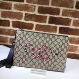 Gucci Best GG Supreme 473904 Bestiary Pouch With Bee