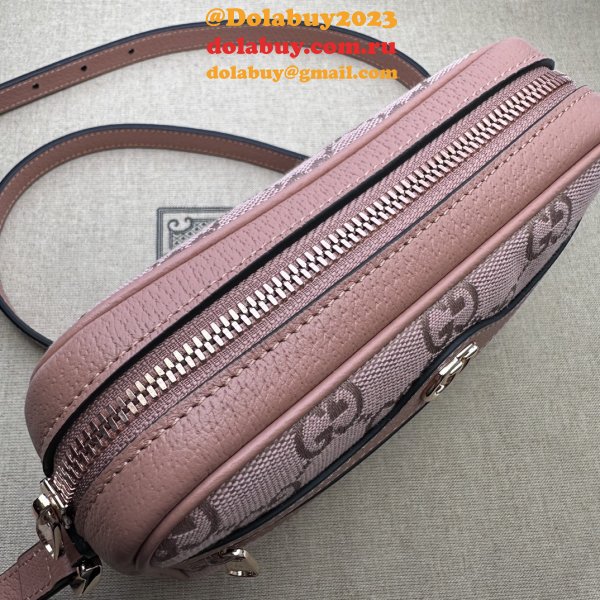 High Quality Gucci Pink Ophidia 574493 Replica Bag