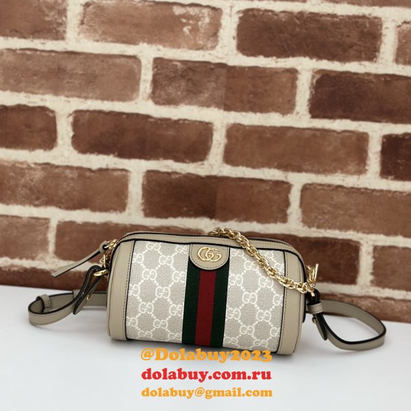 Gucci Designer Ebony Supreme 795208 Ophidia Mini Shoulder Fake Bag