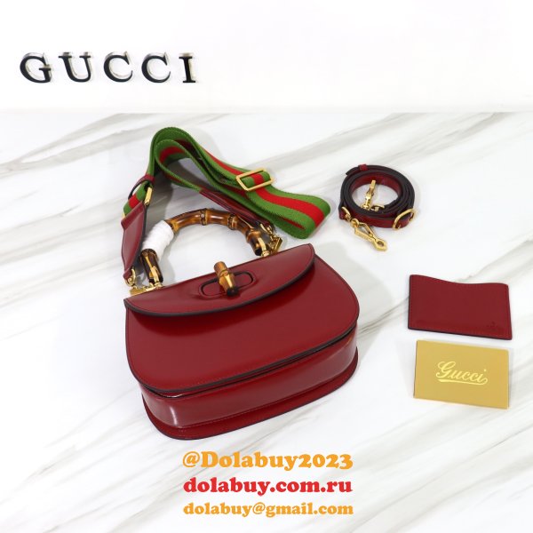 Top Quality Gucci Bamboo 1947 Small Top Handle Bag #675797