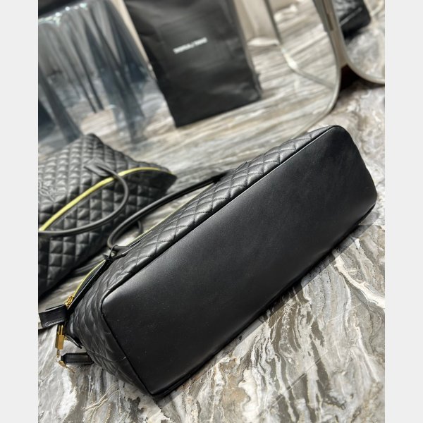 Ysl Replica Es Giant Travel 736009 Black Quited AAA+ Bag