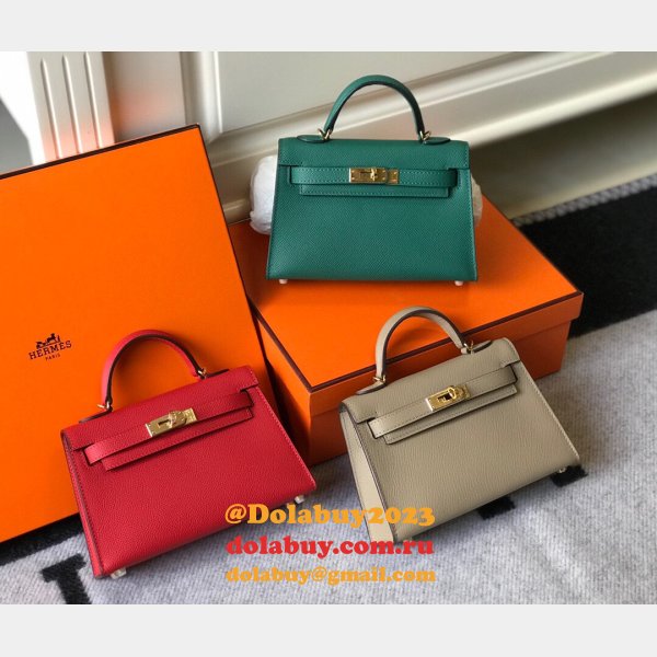 Buy Designer Best Replica Hermes Kelly 19CM Mini Bags Online