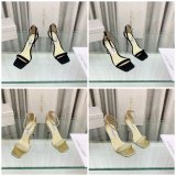 Replica Jimmy Choo Alva Suede Sandals 1:1 Mirror Heel 8.5 cm Shoes