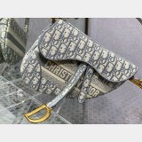 REPLICA DIOR SADDLE grey 25.5CM HADNBAG HOT SELLING