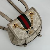 Ophidia Gucci Backpack Ebony Supreme #795221 Replica Handbag