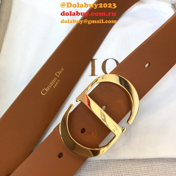 UK Top Quality Christian Dior 3.5CM Multi-color Belts