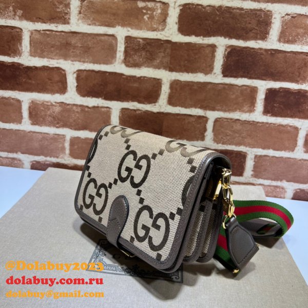 Gucci High Quality Replica Jumbo GG Canvas Shoulder 699438 Bag